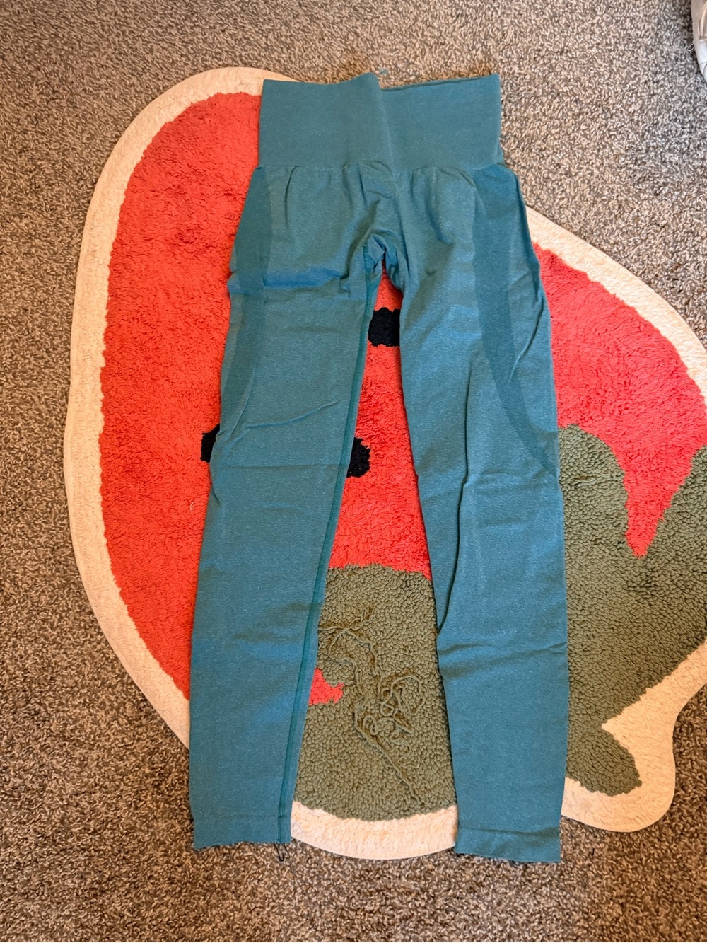 NVGTN Teal High-Waist Leggings